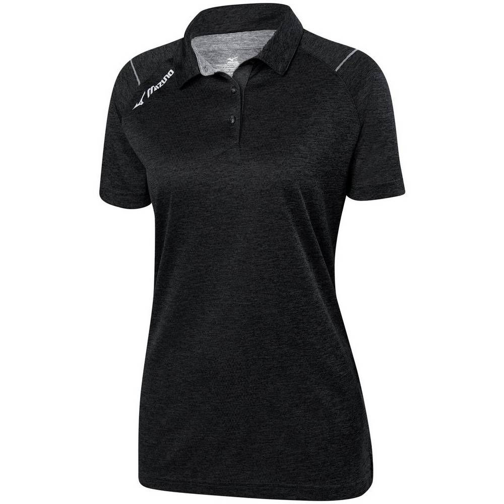 Polo Mizuno Mujer Negras Baratas SCAQ-46531